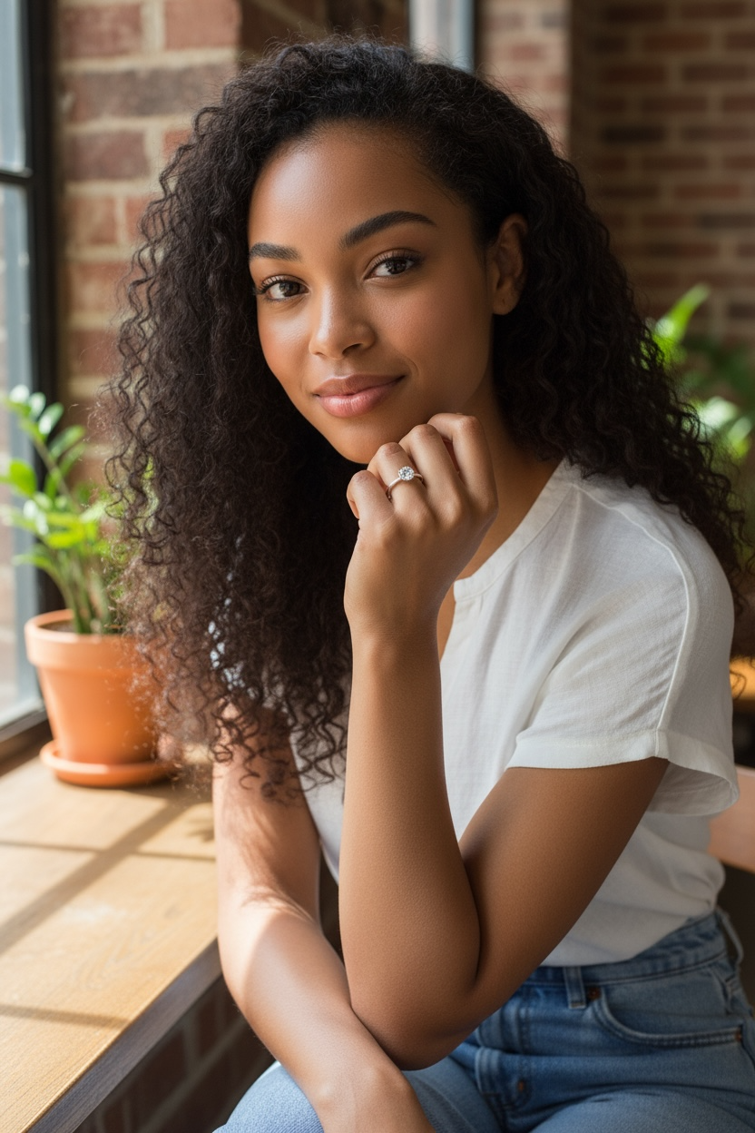 Anillo Solitario Moissanita 1CT | Oro y Plata 925