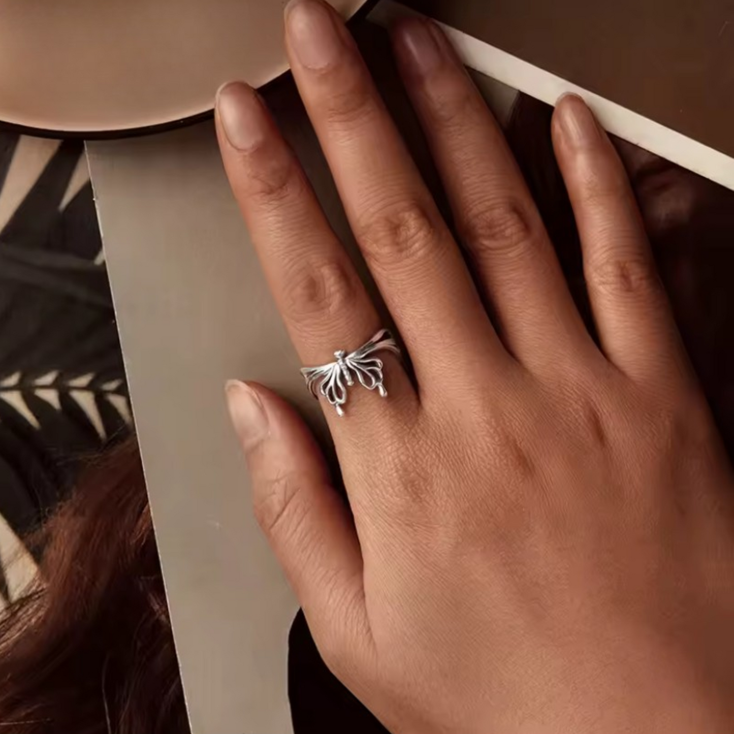 Anillo Mariposa de Plata 925 — Elegancia y libertad