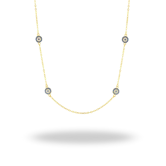 Collar Amuleto Moderno de Plata 925