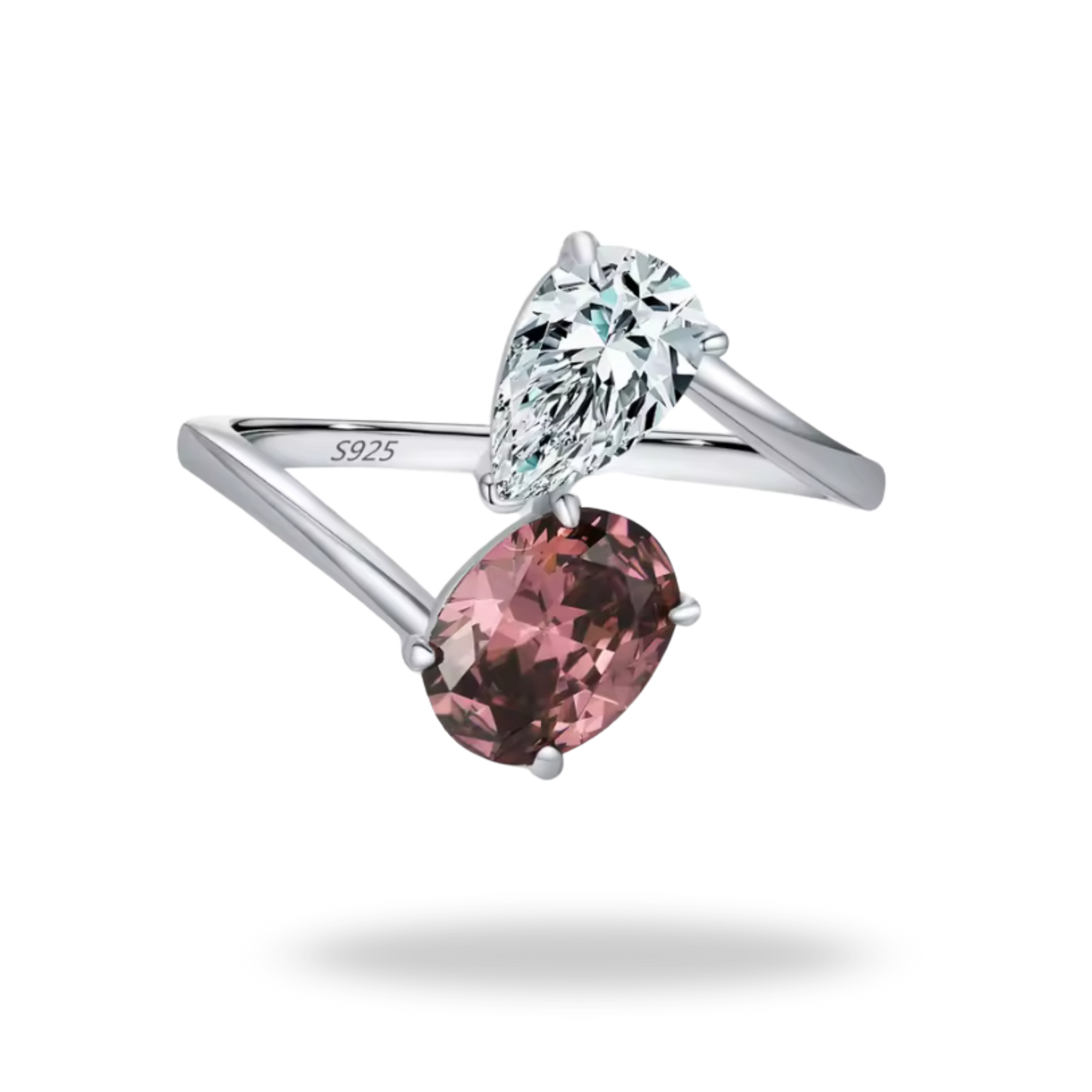 Anillo Colección Irregular con Circonio | Plata 925