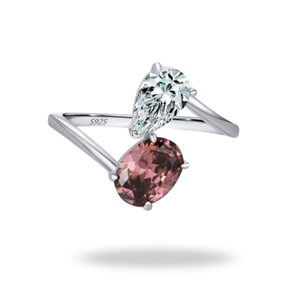 Anillo Colección Irregular con Circonio | Plata 925