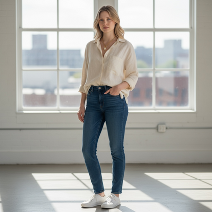 Collar Dorado Perla Barroca 18K | Acero inoxidable