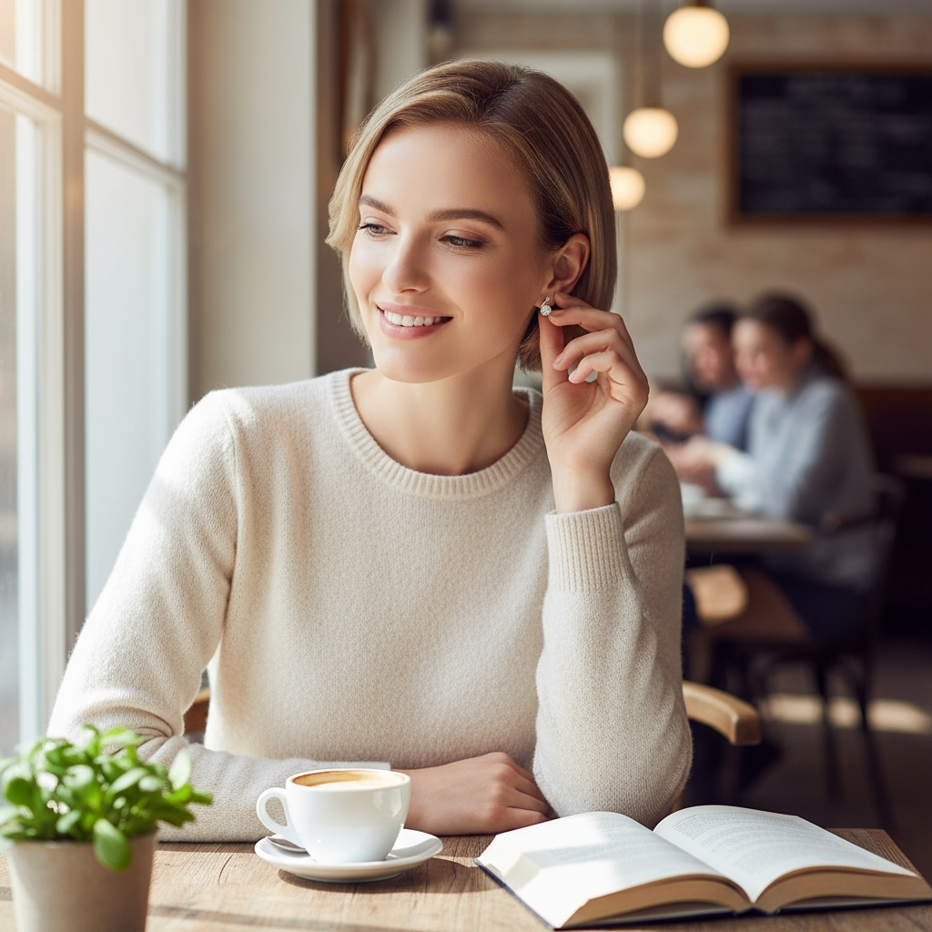 Pendientes Brillo Eterno | Moissanita 1CT en Plata de Ley 925