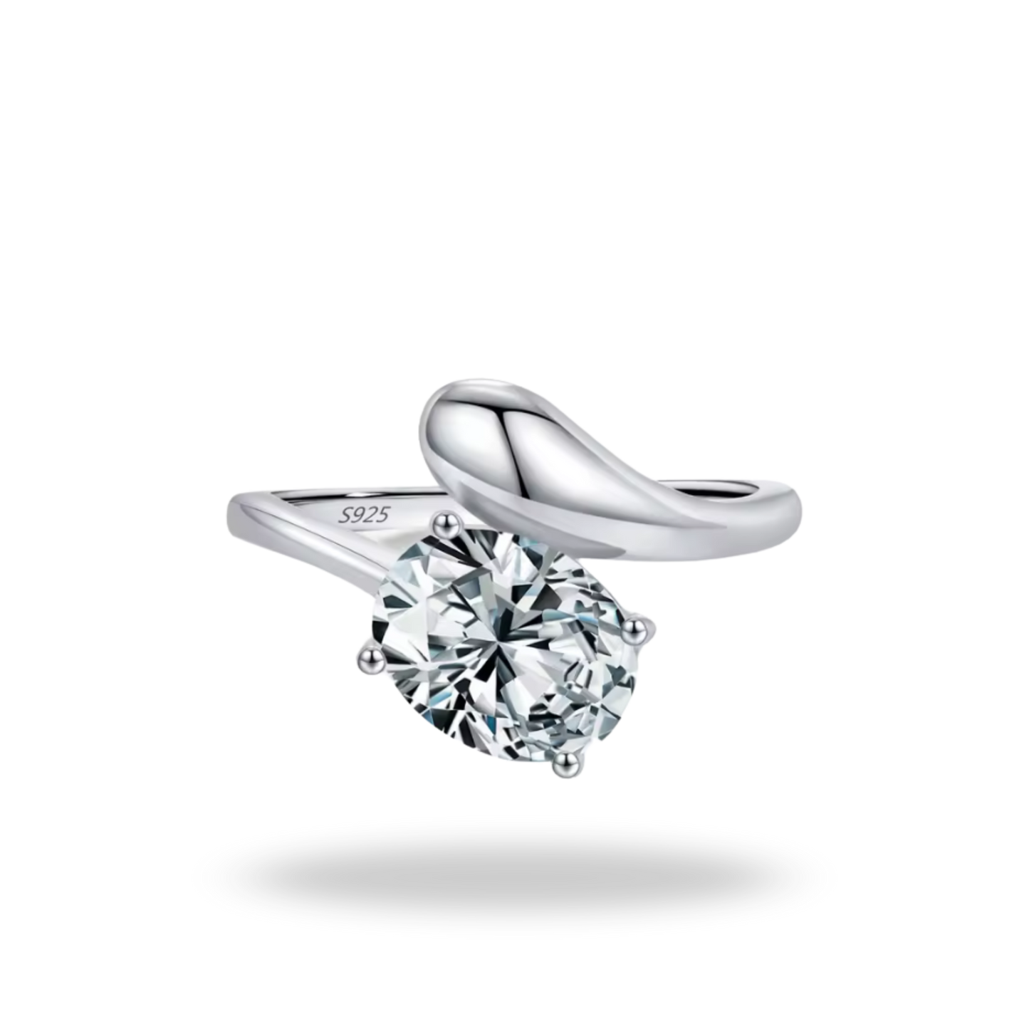 Anillo Colección Irregular con Circonio | Plata 925