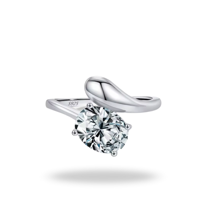 Anillo Colección Irregular con Circonio | Plata 925