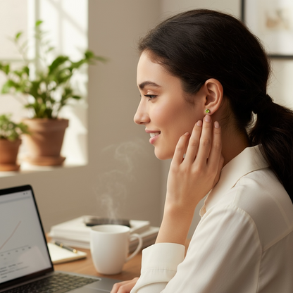 Pendientes Elegancia Natural | Plata de Ley 92