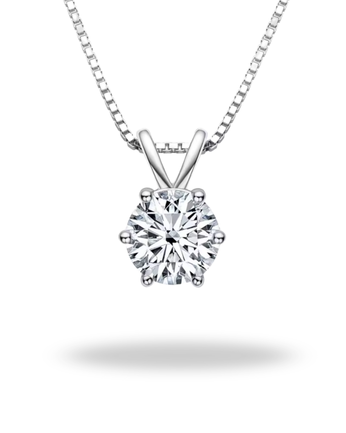 Collar “Eterno Brillo” de Moissanita — Plata 925 y Oro 18K | Certificado GRA