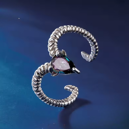 Anillo Aries de Plata 925 | Zodiacal Ajustable