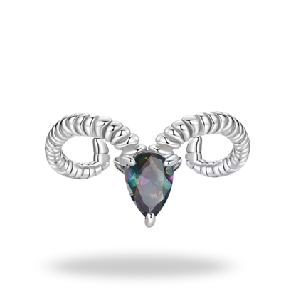 Anillo Aries de Plata 925 | Zodiacal Ajustable
