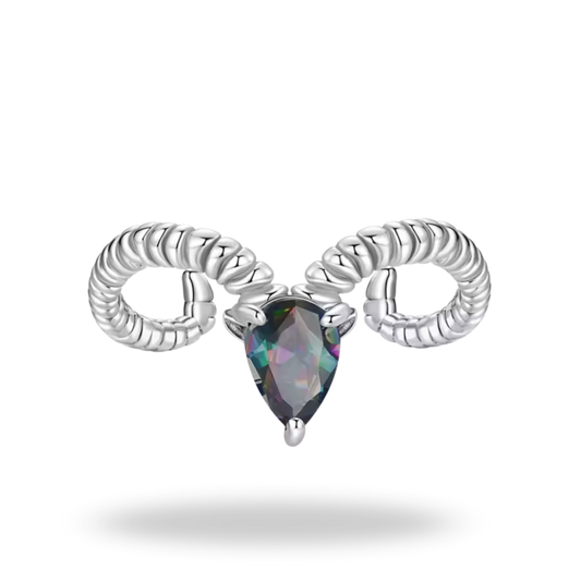 Anillo Aries de Plata 925 | Zodiacal Ajustable