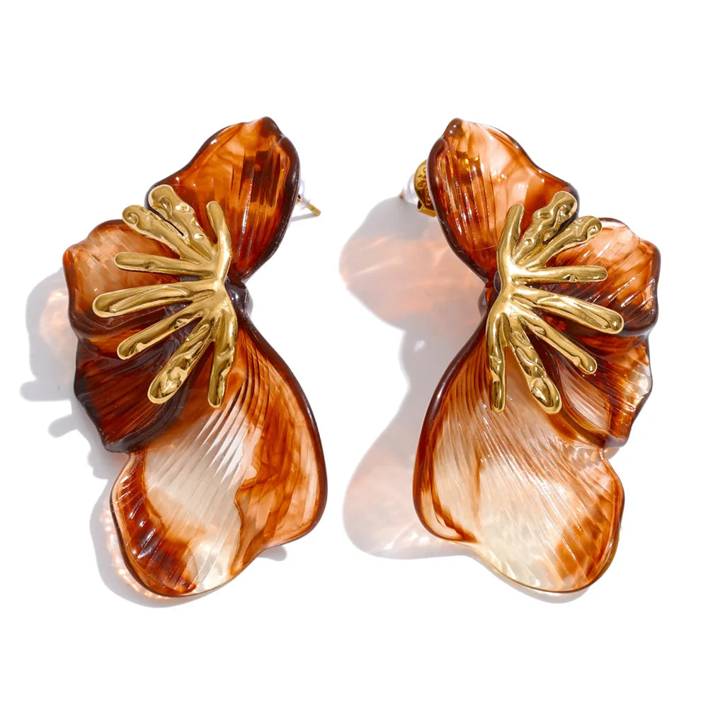 Pendientes Petal Bloom: Elegancia Escultural