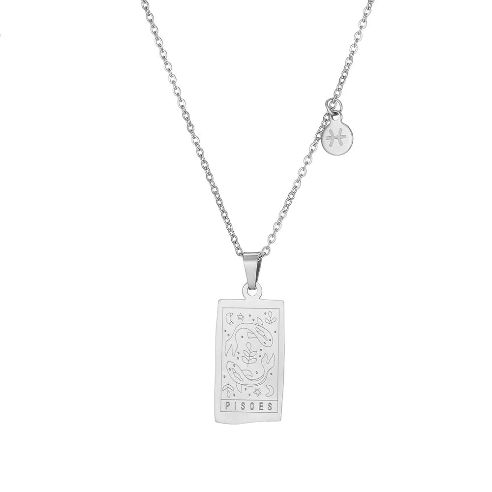 Collar Zodiac Sign: Tu Esencia en Acero