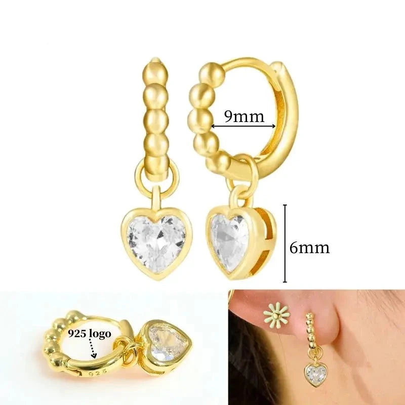 Pendientes "Glow Drop" Gold