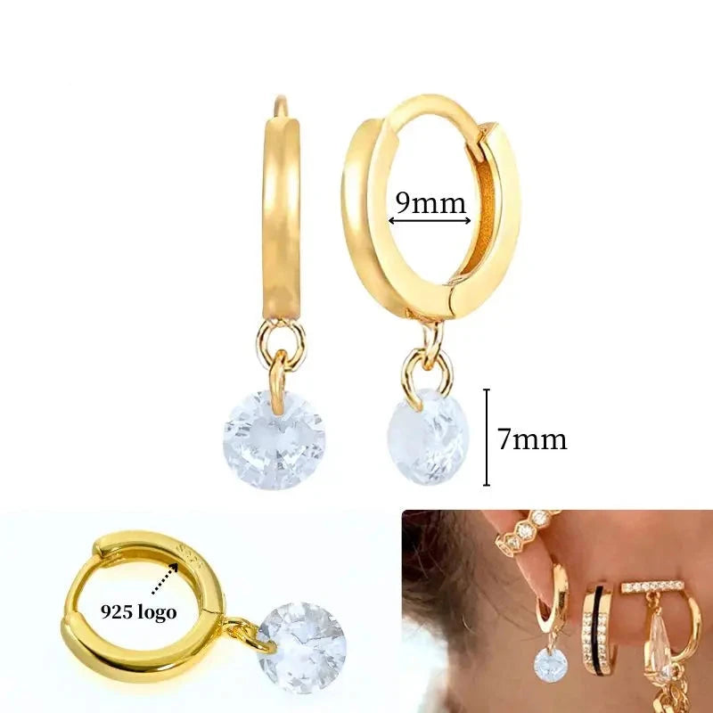 Pendientes "Glow Drop" Gold