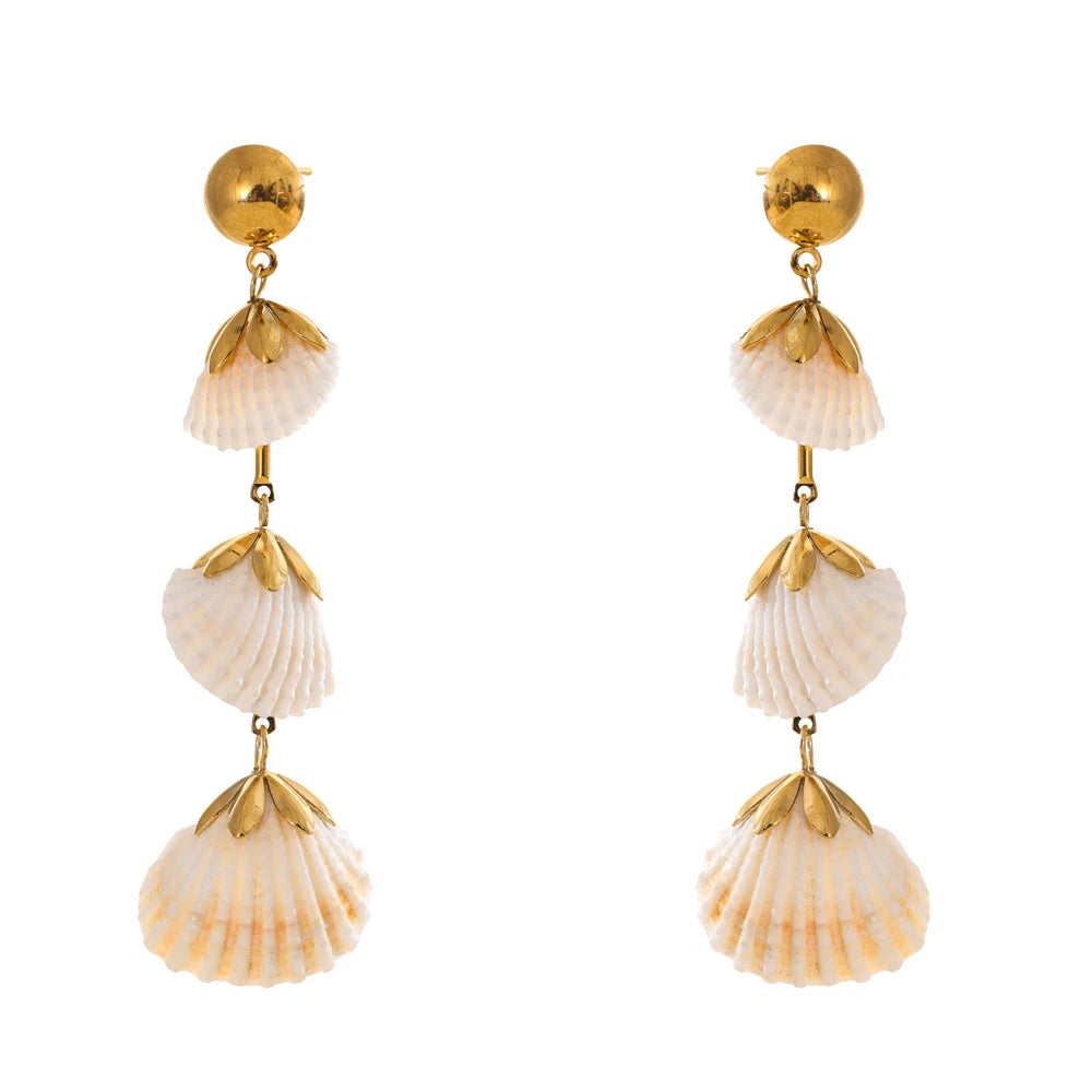 Pendientes Shell Muse: El Alma del Mediterráneo