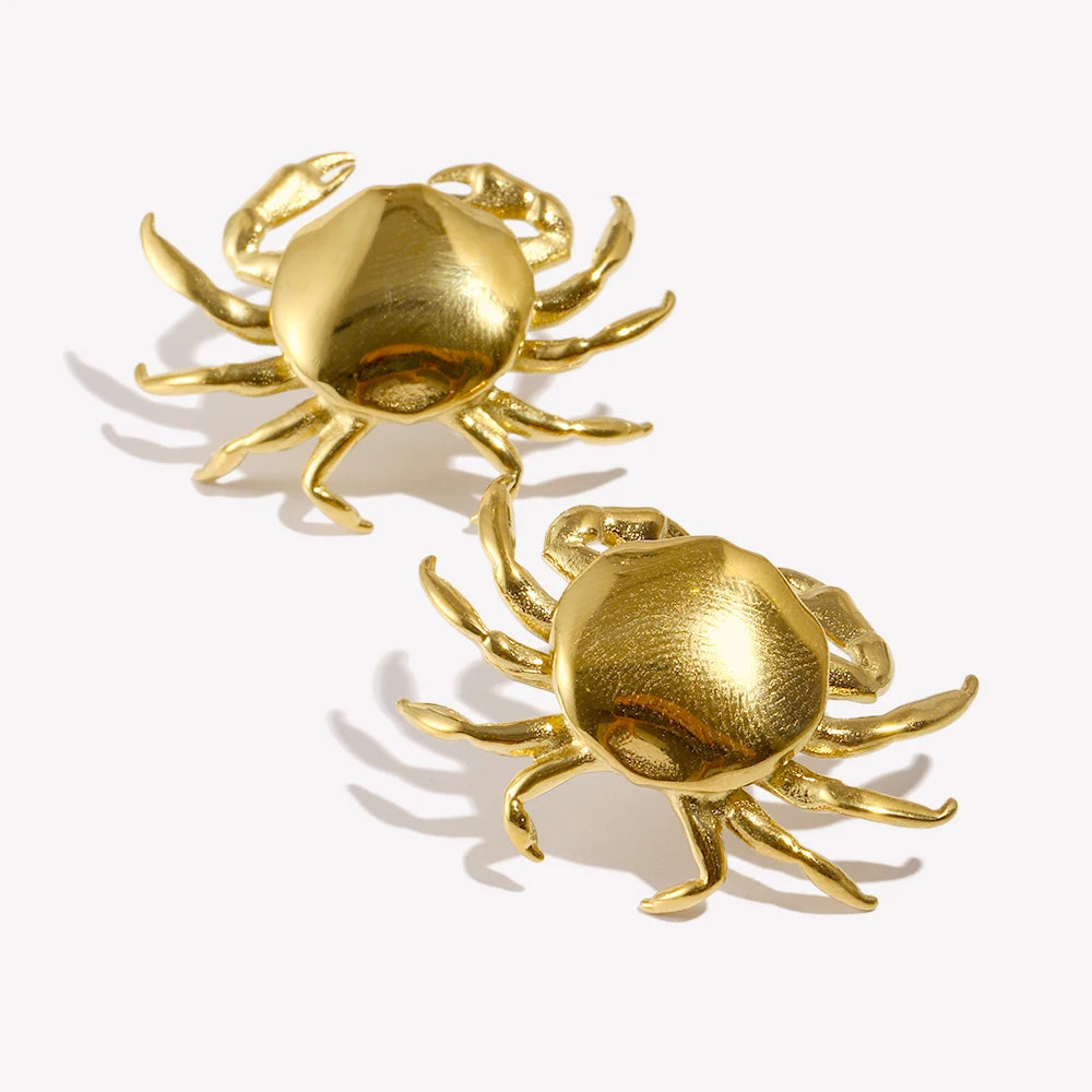Pendientes "Crab Chic" – Edición Summer Ocean