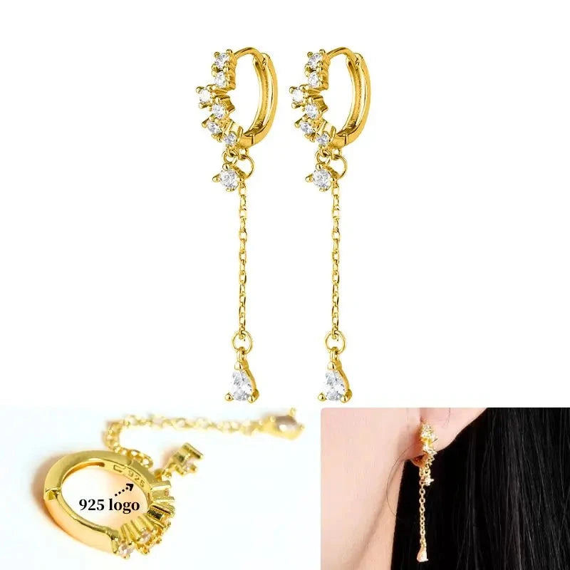 Pendientes "Glow Drop" Gold