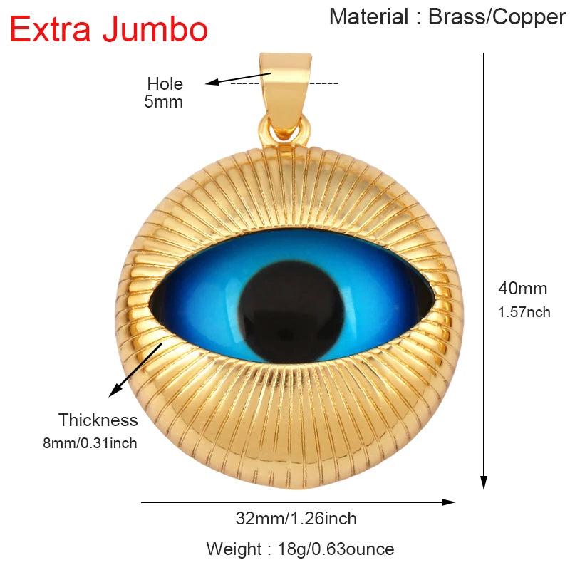 Amuleto Turkish Eye: Protección y Estilo 18k