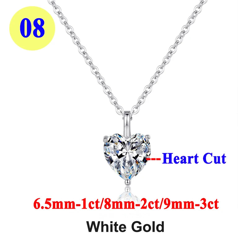 Collar "Destello Real" – Moissanita 1ct & Oro 18K (Pureza Certificada)