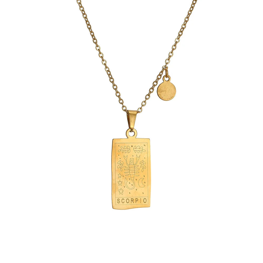 Collar Zodiac Sign: Tu Esencia en Acero