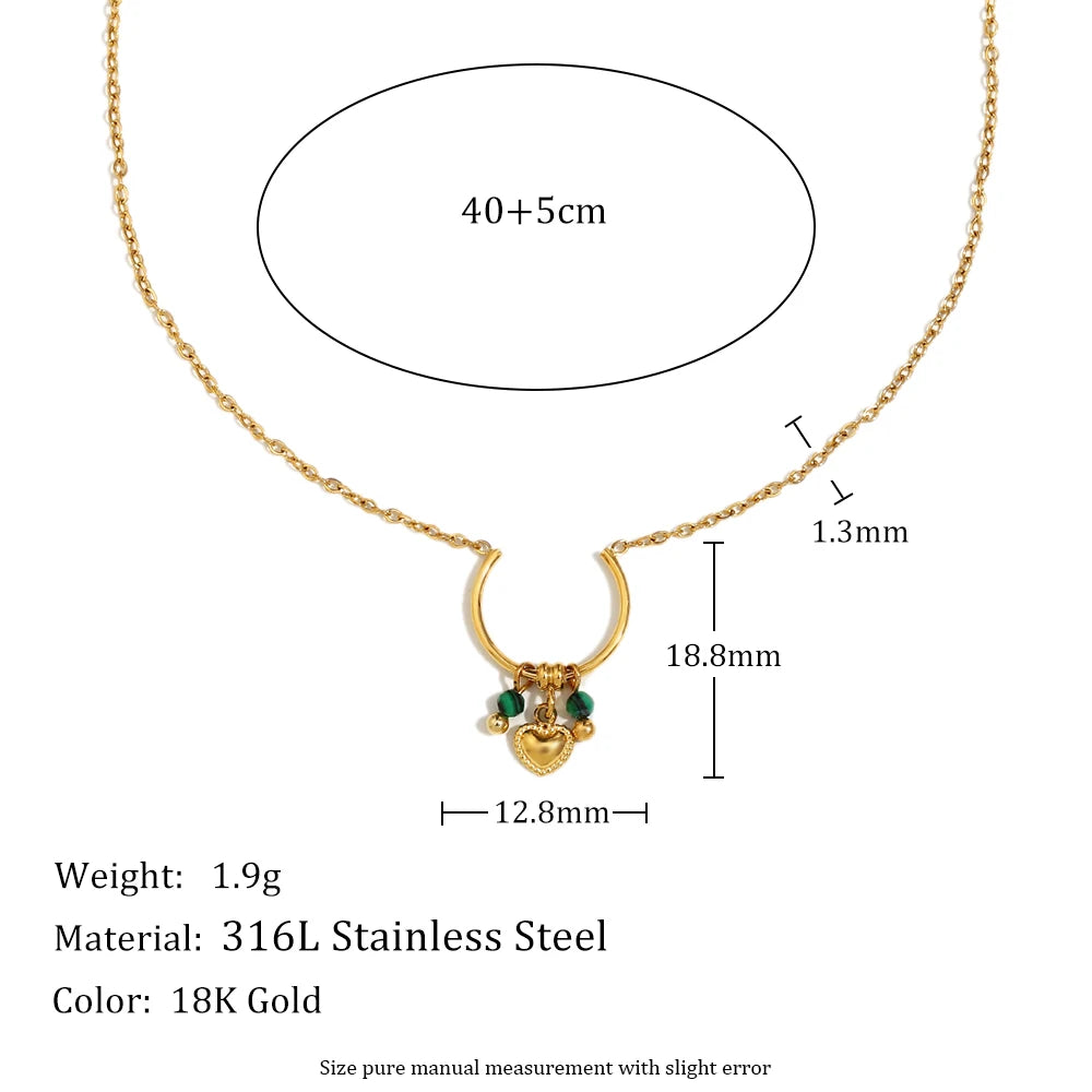Collares "Ocean Secrets" – Amuletos de Verano en Oro 18K & Acero
