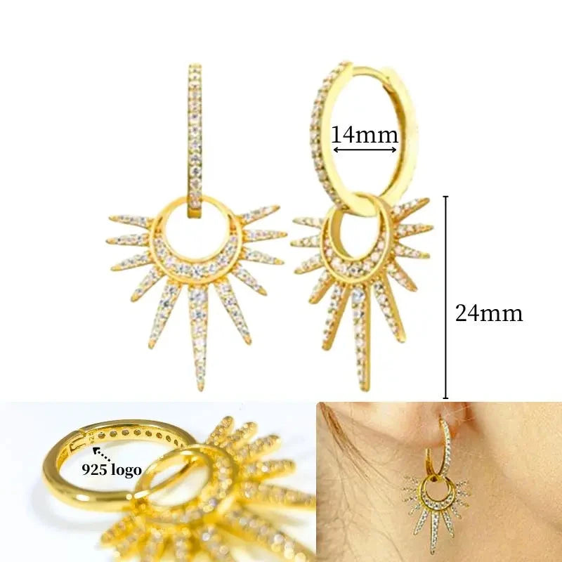 Pendientes "Glow Drop" Gold