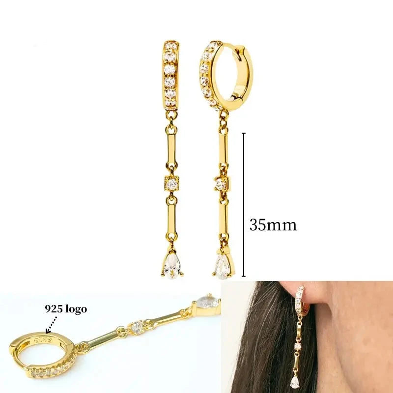 Pendientes "Glow Drop" Gold