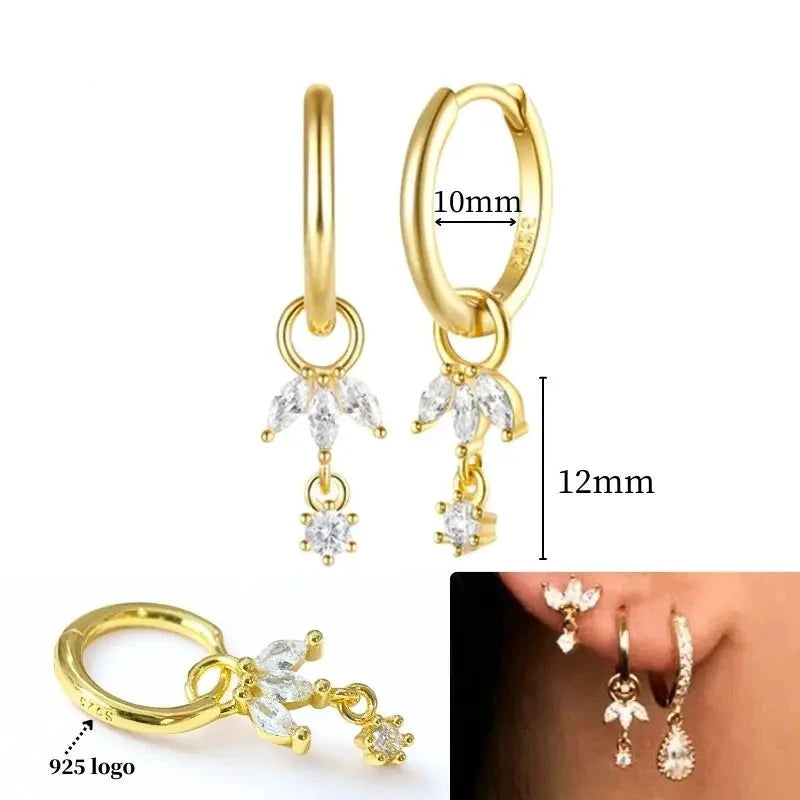 Pendientes "Glow Drop" Gold