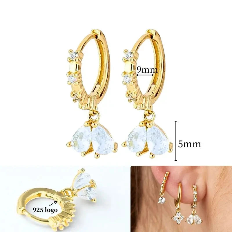 Pendientes "Glow Drop" Gold