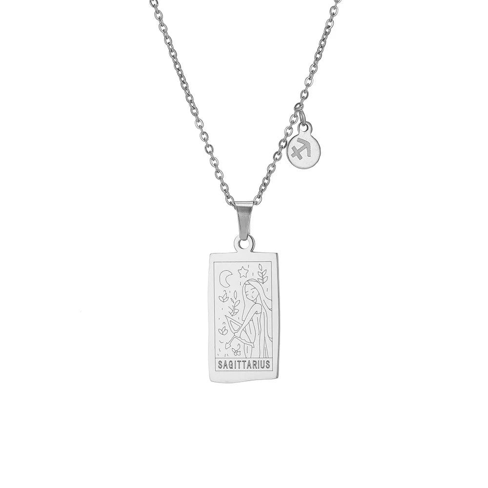 Collar Zodiac Sign: Tu Esencia en Acero