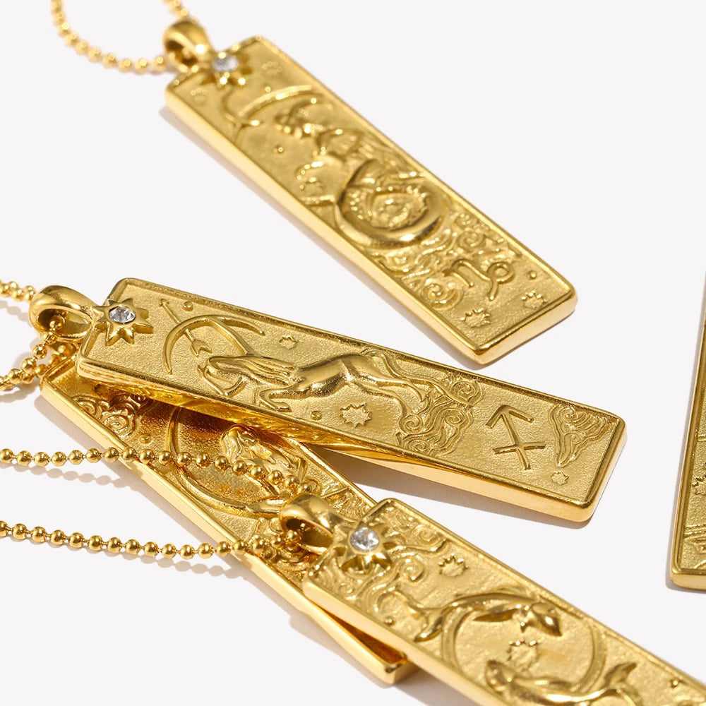 Collar "Written in the Stars" – Colección Zodíaco Gold