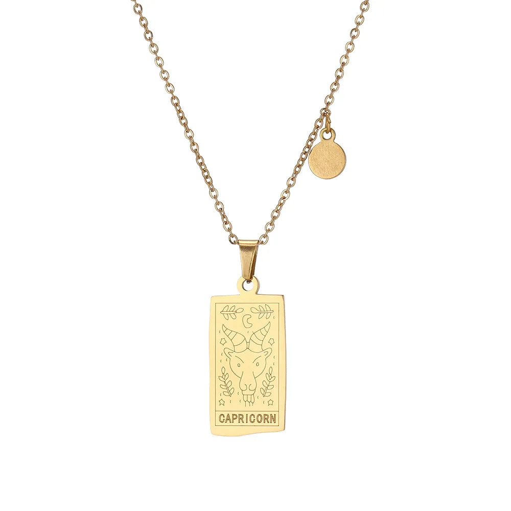 Collar Zodiac Sign: Tu Esencia en Acero