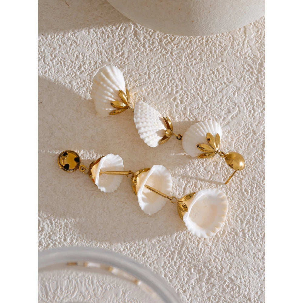 Pendientes Shell Muse: El Alma del Mediterráneo