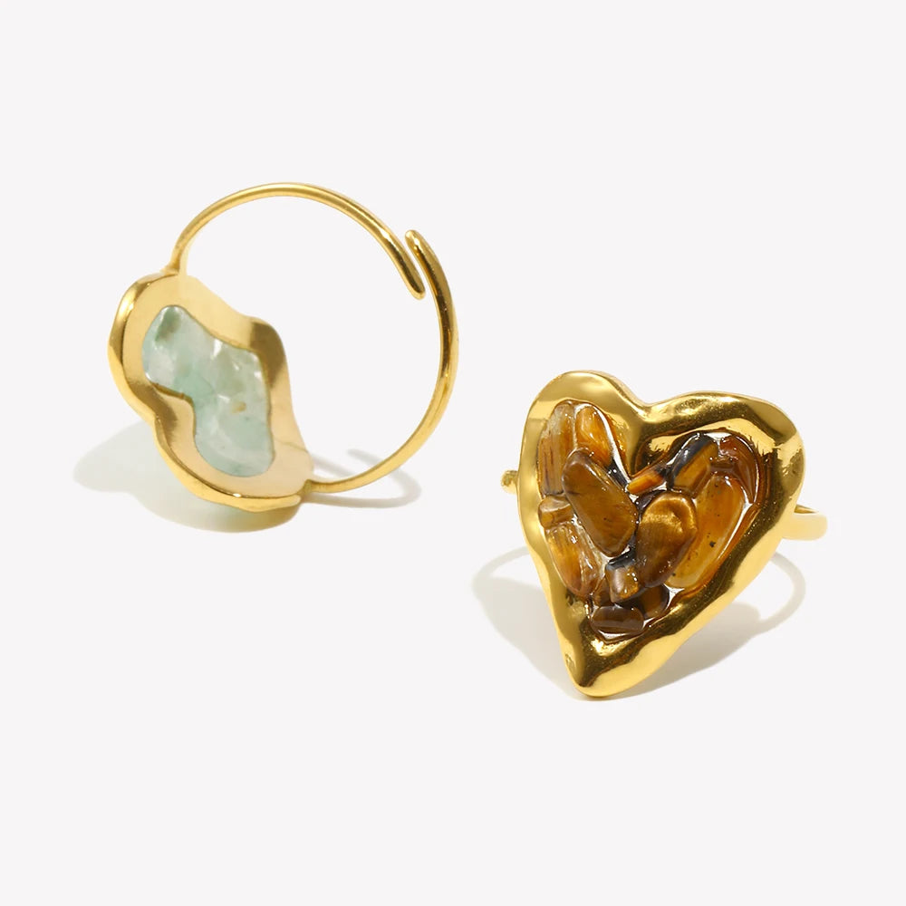 Anillo Aura Heart: La Fuerza de la Tierra