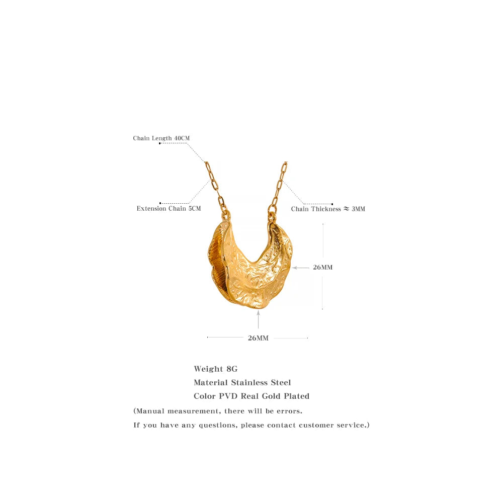 Collar Selene: Arte Orgánico en Oro