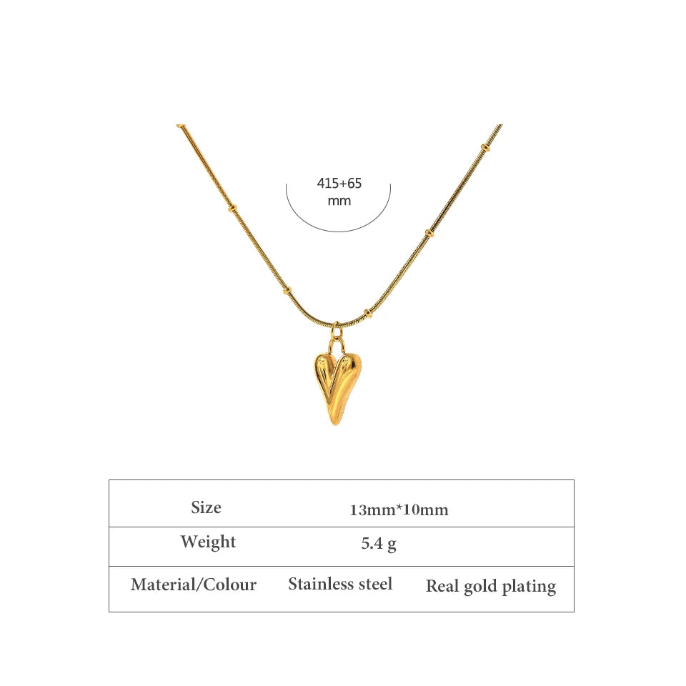 Collar Eternal Heart: El Latido del Oro
