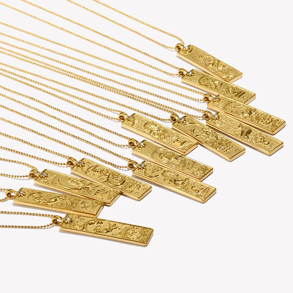 Collar "Written in the Stars" – Colección Zodíaco Gold