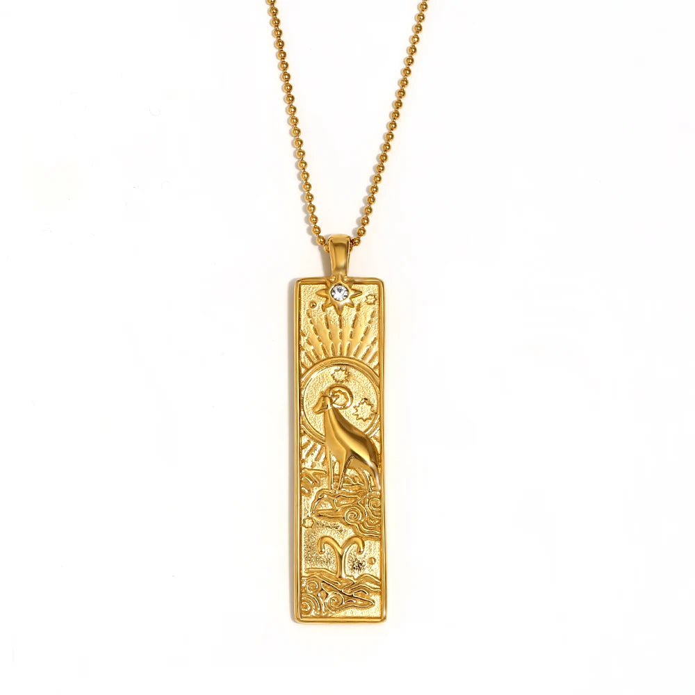 Collar "Written in the Stars" – Colección Zodíaco Gold