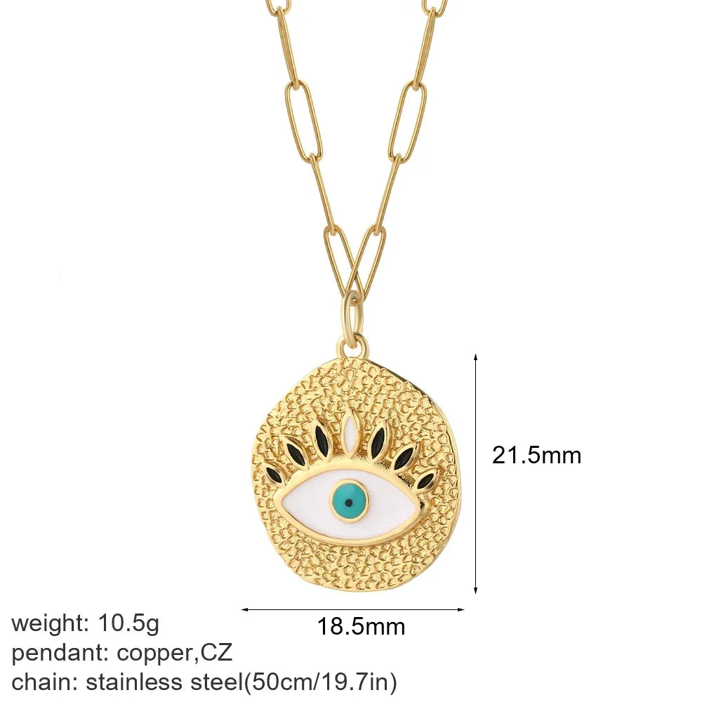 Amuleto Turkish Eye: Protección y Estilo 18k