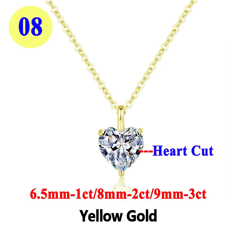 Collar "Destello Real" – Moissanita 1ct & Oro 18K (Pureza Certificada)