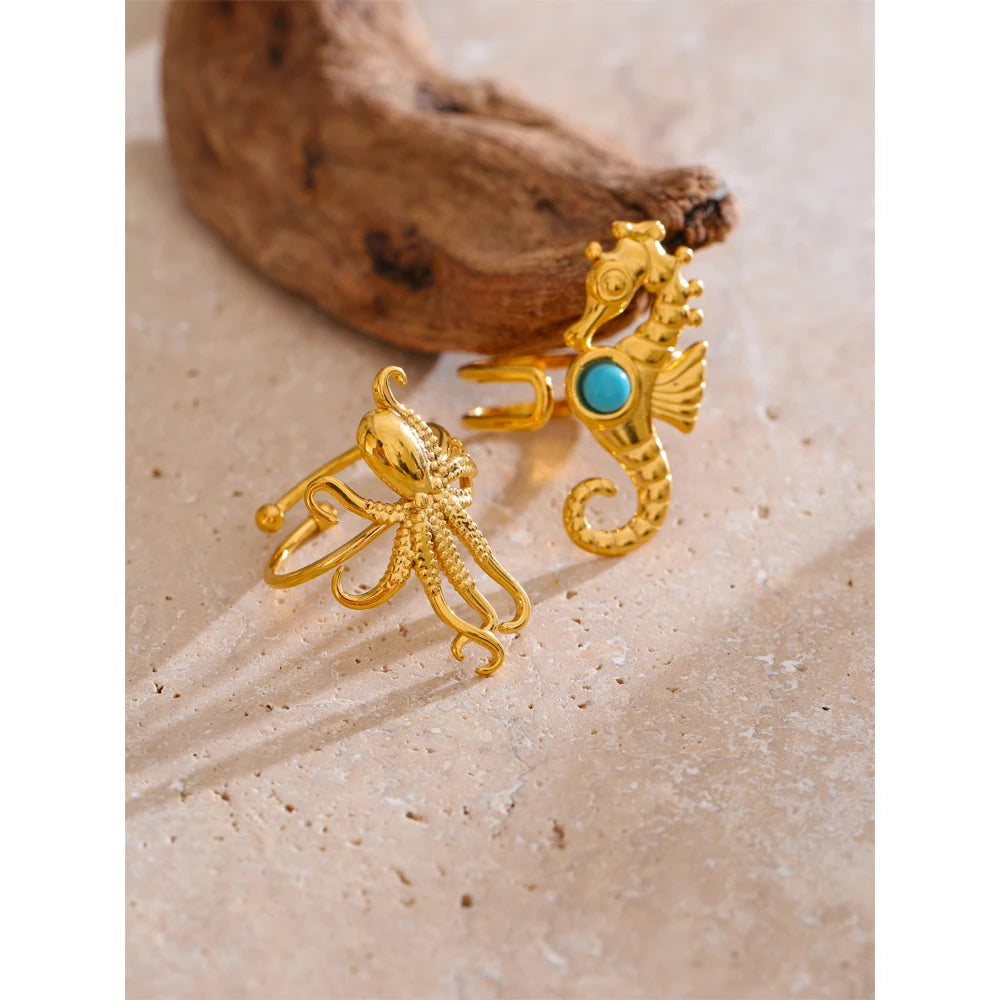 Anillo Seahorse Dream: Un Tesoro del Océano