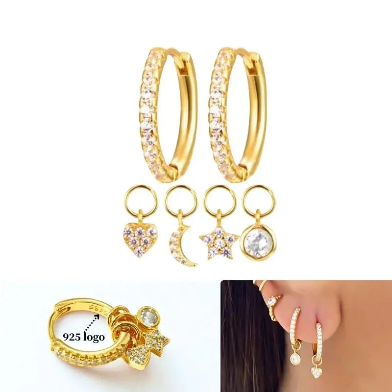 Pendientes "Glow Drop" Gold