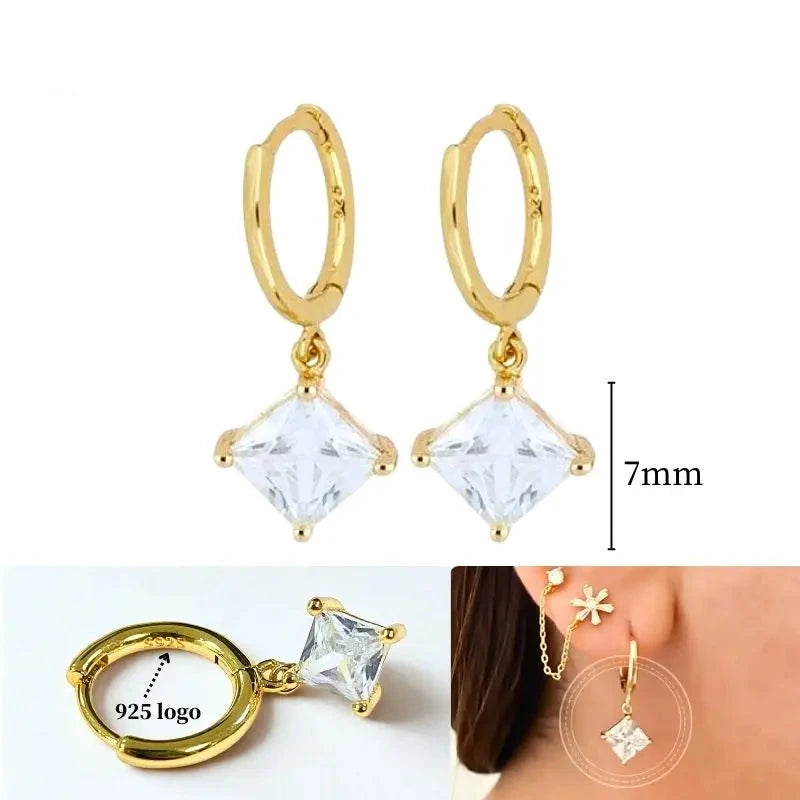 Pendientes "Glow Drop" Gold