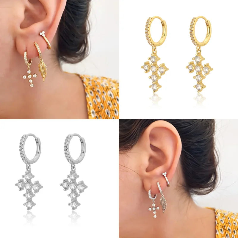 Pendientes Mini Charm: Símbolos y Brillo