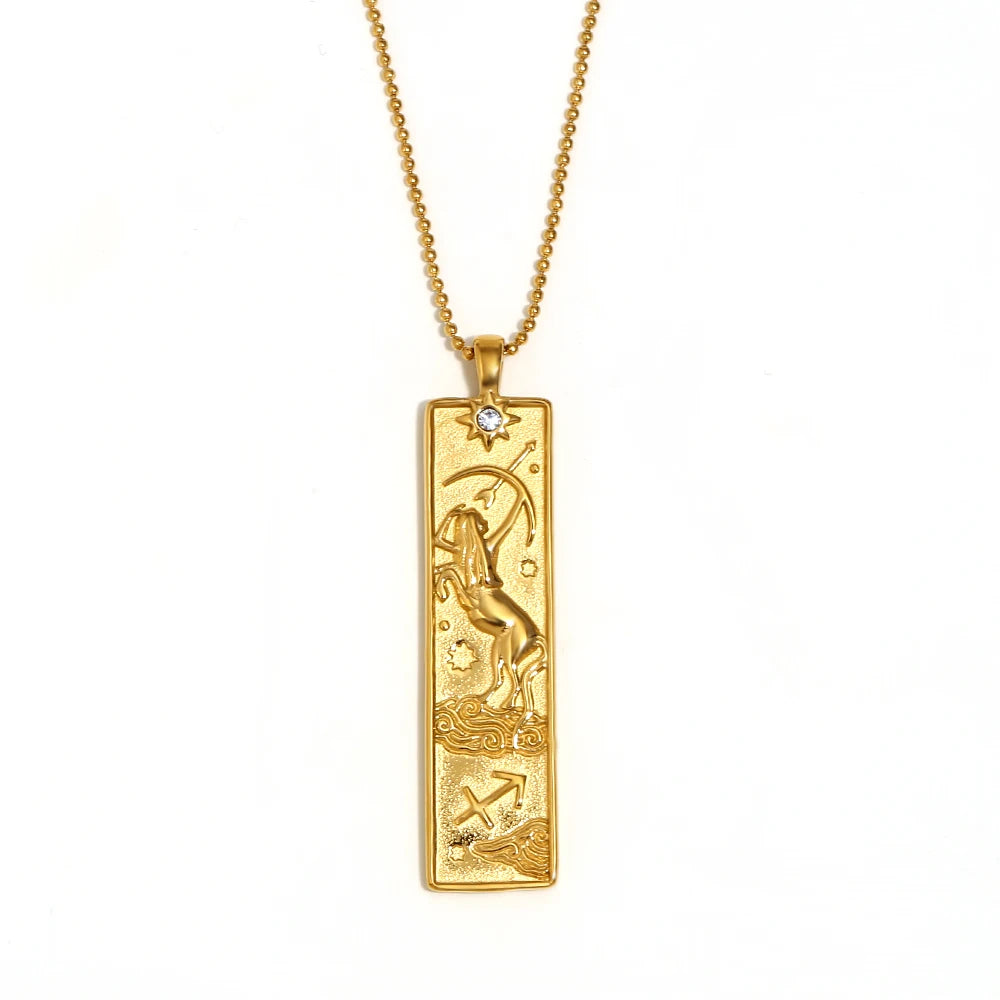 Collar "Written in the Stars" – Colección Zodíaco Gold