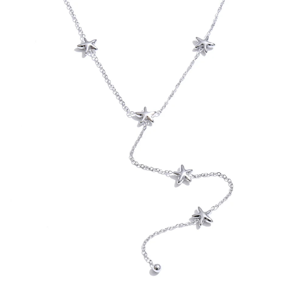 Collar Stardust Drop: Una Lluvia de Estrellas sobre tu Piel