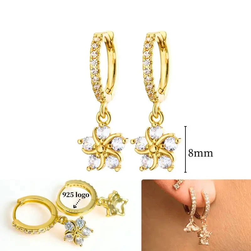 Pendientes "Glow Drop" Gold