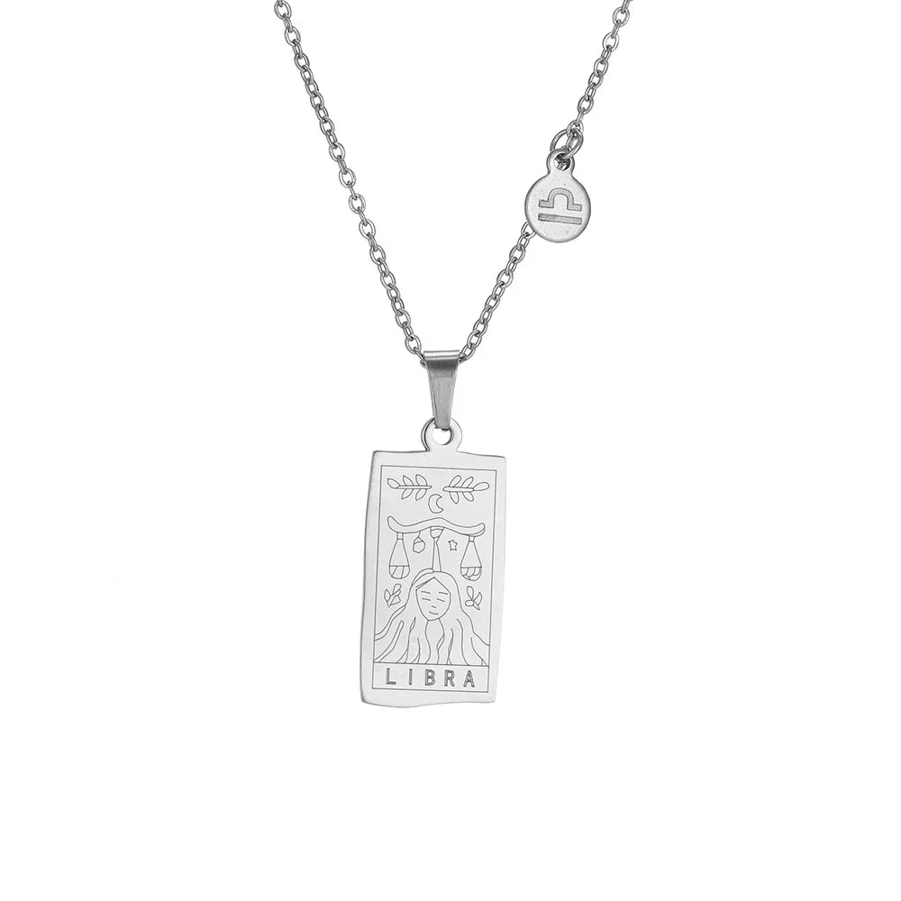 Collar Zodiac Sign: Tu Esencia en Acero