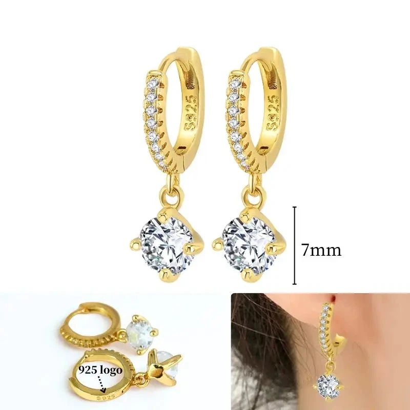 Pendientes "Glow Drop" Gold