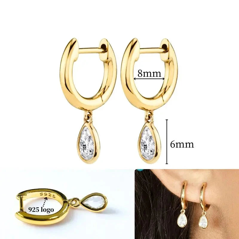 Pendientes "Glow Drop" Gold